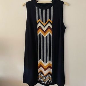 Missoni For Target Zig-Zag Sweater Dress Black S